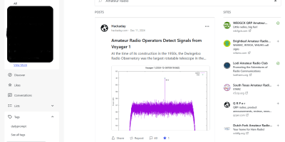 WordPress Reader screen